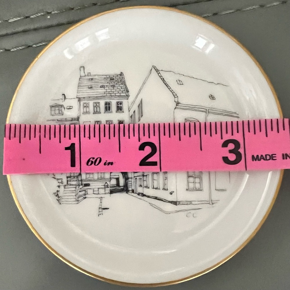 Vintage BING & GRONDAHL (B&G) Copenhagen PORCELAIN Mini PLATE Made in Denmark - Picture 8 of 8